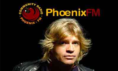 Image of Jeffrey Hoad on Phoenix FM with Mick Griffin - The Rich and Famous Band - Dueling Worlds© International