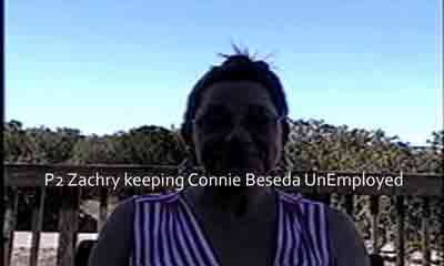 Image of P2 Zachry keeping Connie Beseda UnEmployed Brayton Scott Entertainment©